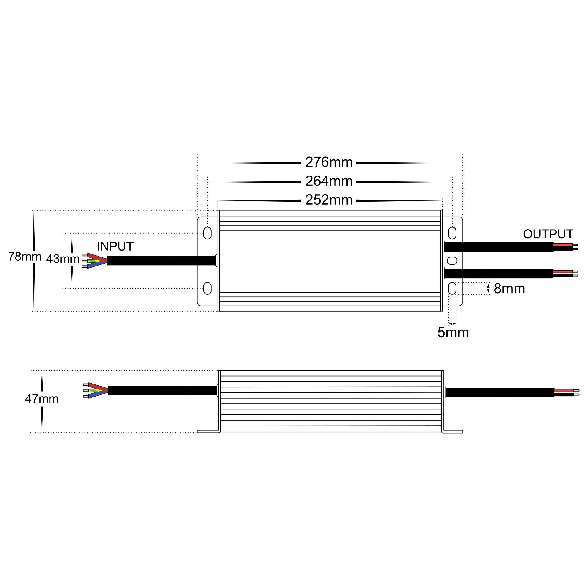 300w Triac Dimmable LED Driver 300w (12v or 24v) Havit Lighting - HV9660-12V300W, HV9660-24V300W