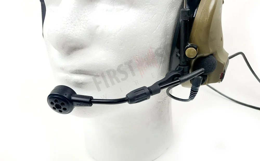 3M PELTOR ComTac VI NIB Headset MT20H682FB-47N CYS, Single DL, Coyote Brown, Headband & ARC, 915 MHz