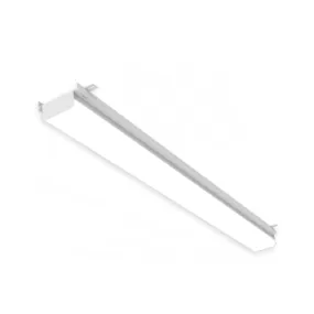 4FT LED Linear Retrofit Strip Light, 2881 Lumens, 4000K, Surface Mounted, Frosted Flat or Round Lens, 120-277V