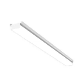 4FT LED Linear Retrofit Strip Light, 3865 Lumens, 4000K, Surface Mounted, Frosted Flat or Round Lens, 120-277V