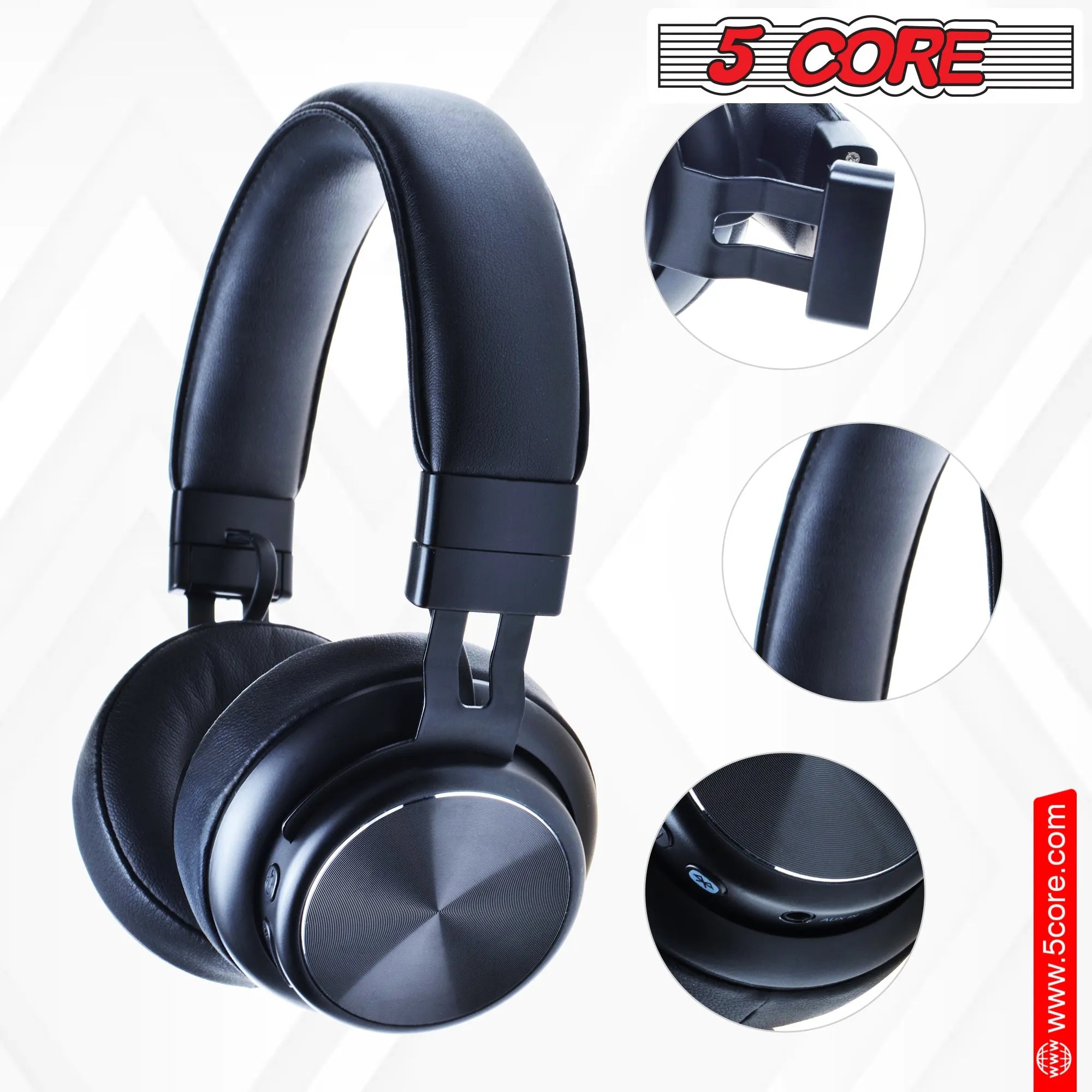 5 Core Bluetooth Wireless 5.0 USB Noise Cancelling Headset