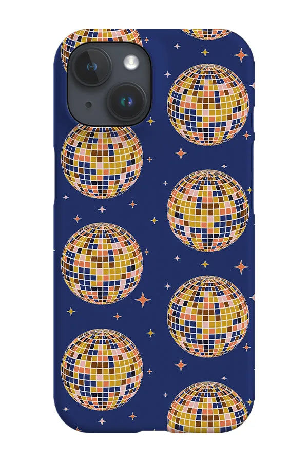 70s Disco Ball By Hannah Maria Phone Case (Blue)