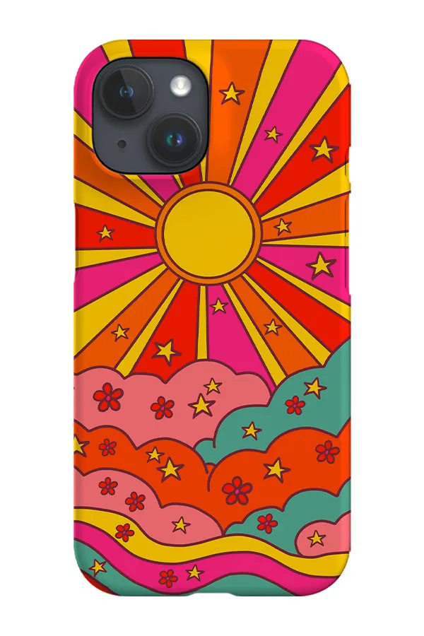 70s Sunrise Phone Case (Multicolour)