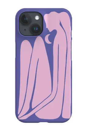 Abstract Figure Phone Case (Purple)