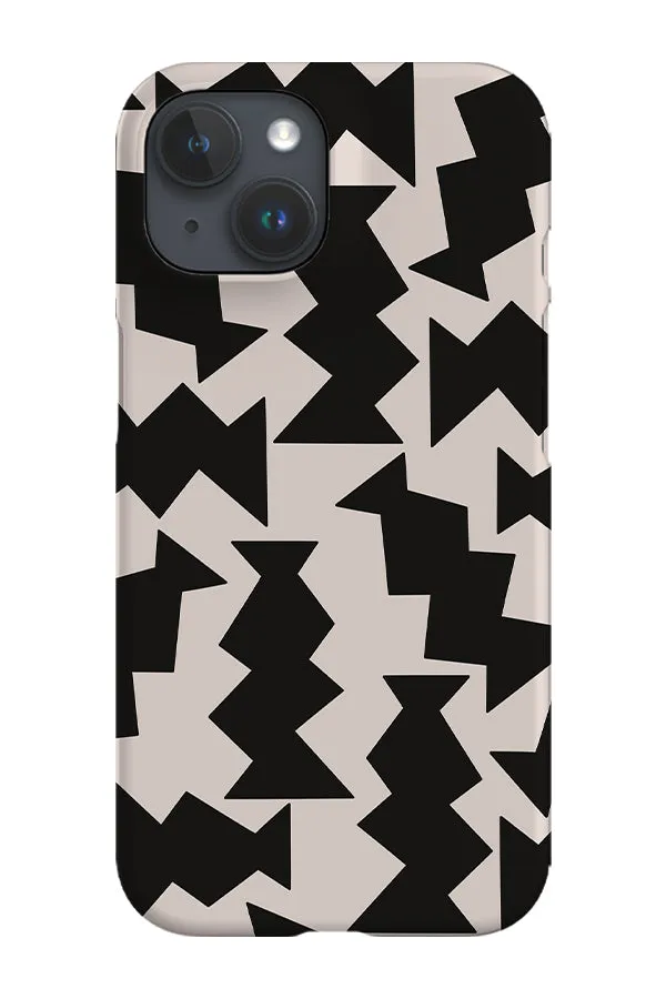 Abstract Plant Pot Phone Case (Black White)