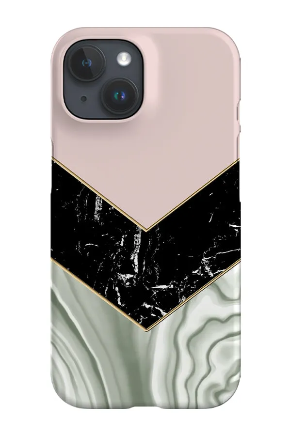 Agate Chevron Phone Case (Pink)