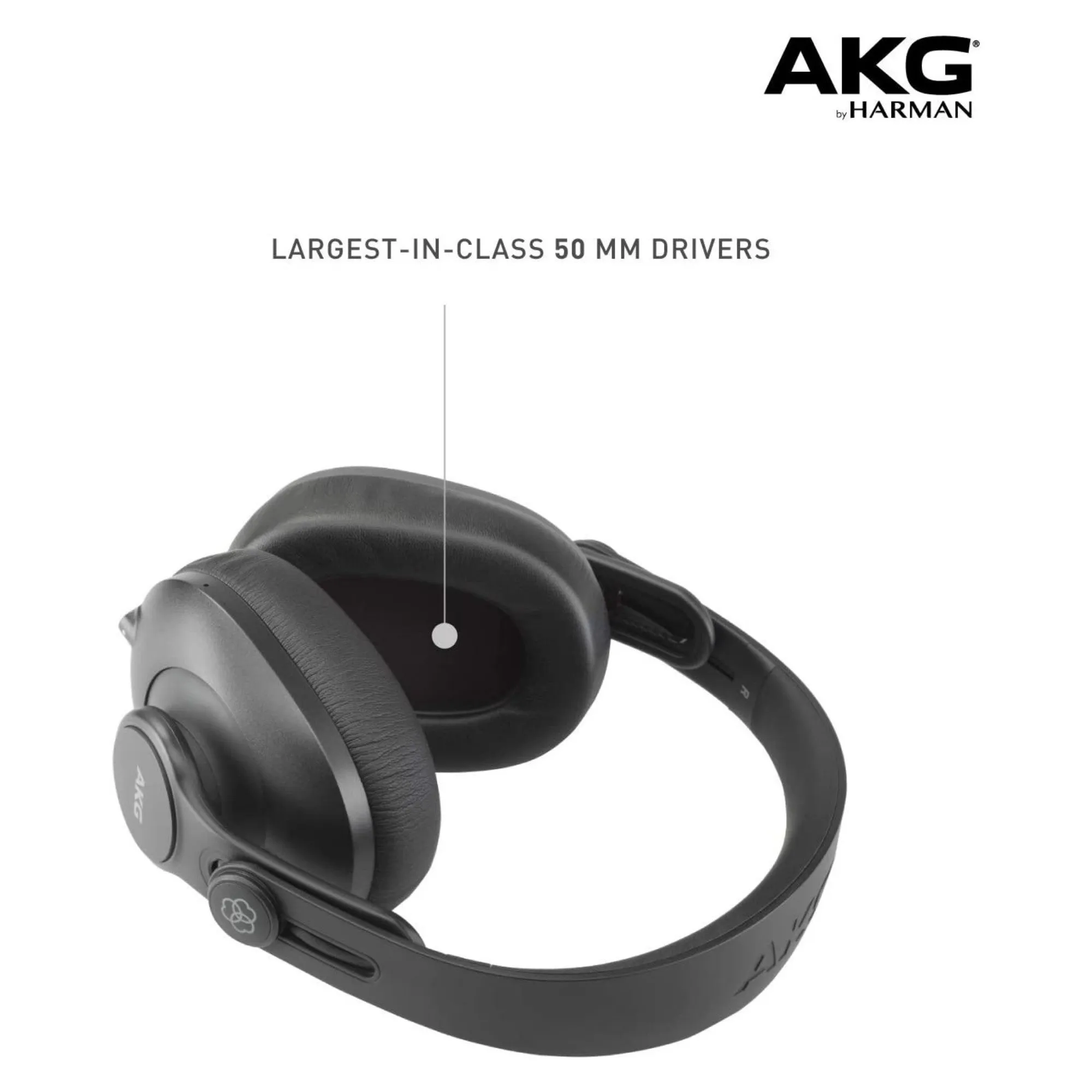 AKG K361-BT - Over-Ear, Closed-Back, Foldable Studio Headphones with Bluetooth