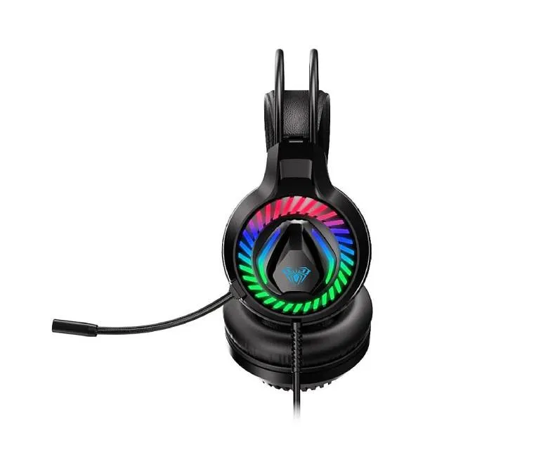 AULA S605 Wired Gaming Headset (Black)