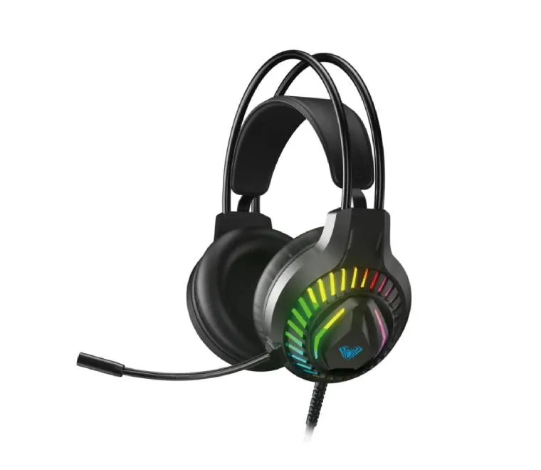 AULA S605 Wired Gaming Headset (Black)