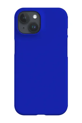 Azure Blue Plain Block Colour Phone Case