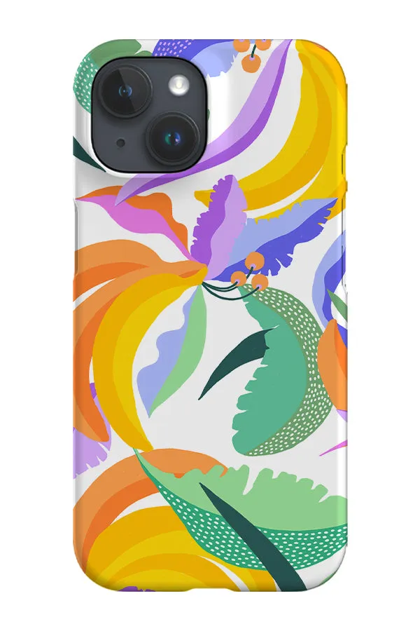 Banana Leaves by Rachel Parker Phone Case (White)