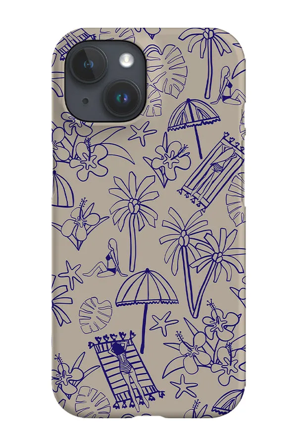 Beach Jungle Phone Case (Beige)