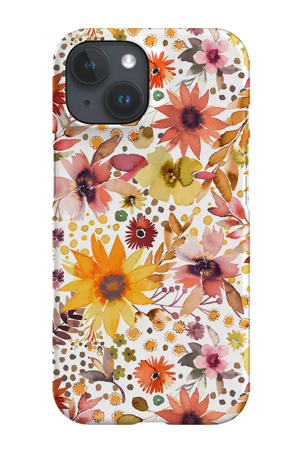 Big Sunflowers Gold By Ninola Design Phone Case (Yellow)