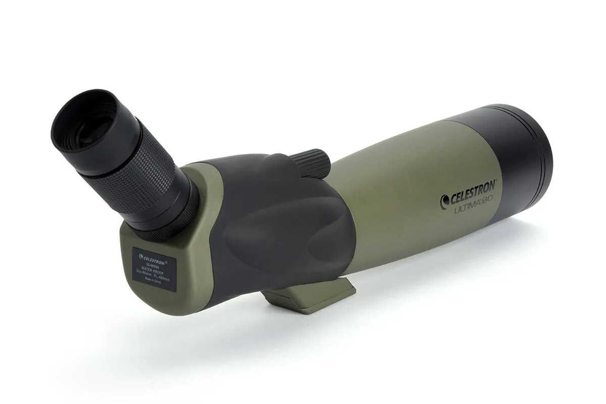 Celestron Ultima 20-60X80mm Angled Zoom Spotting Scope