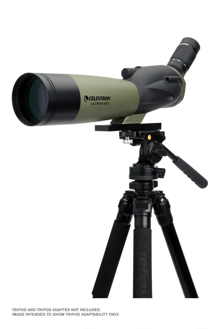 Celestron Ultima 20-60X80mm Angled Zoom Spotting Scope