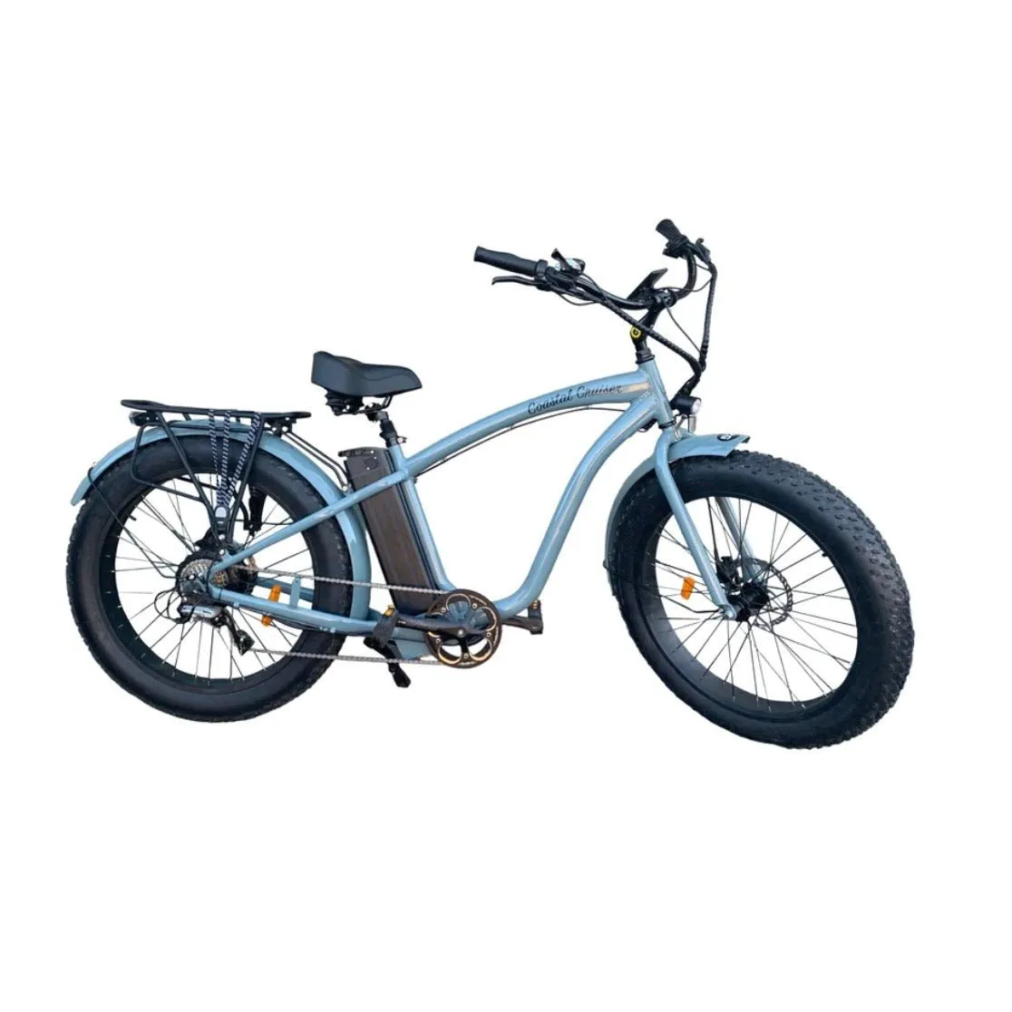 Coastal Cruiser| 750w Fat Tire Cruiser Step Over 26x4 Electric Bike