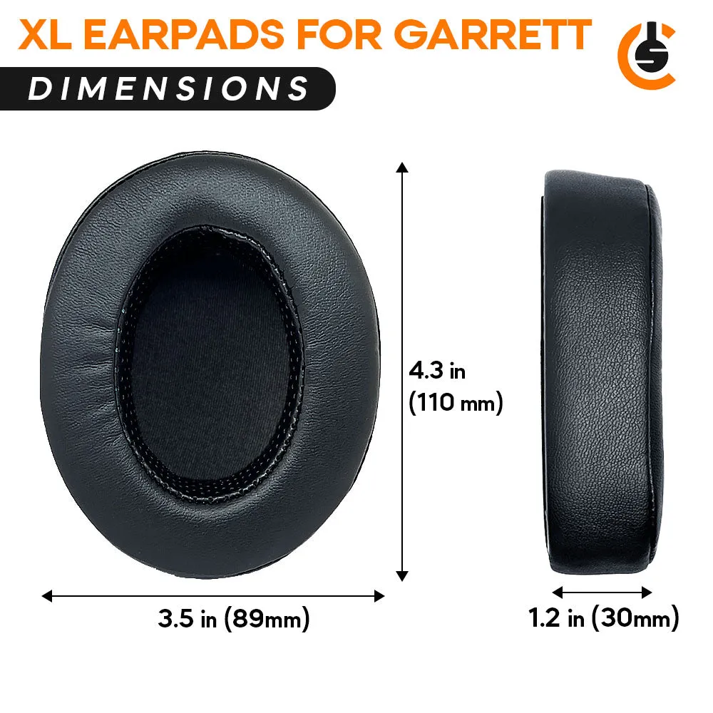 CS Replacement Upgraded Ear Pad Cushions for Garrett Z-Lynk MS-2 MS-3 Metal Detecting Headsets | Cooling Gel | Ultra Plush | Memory Foam