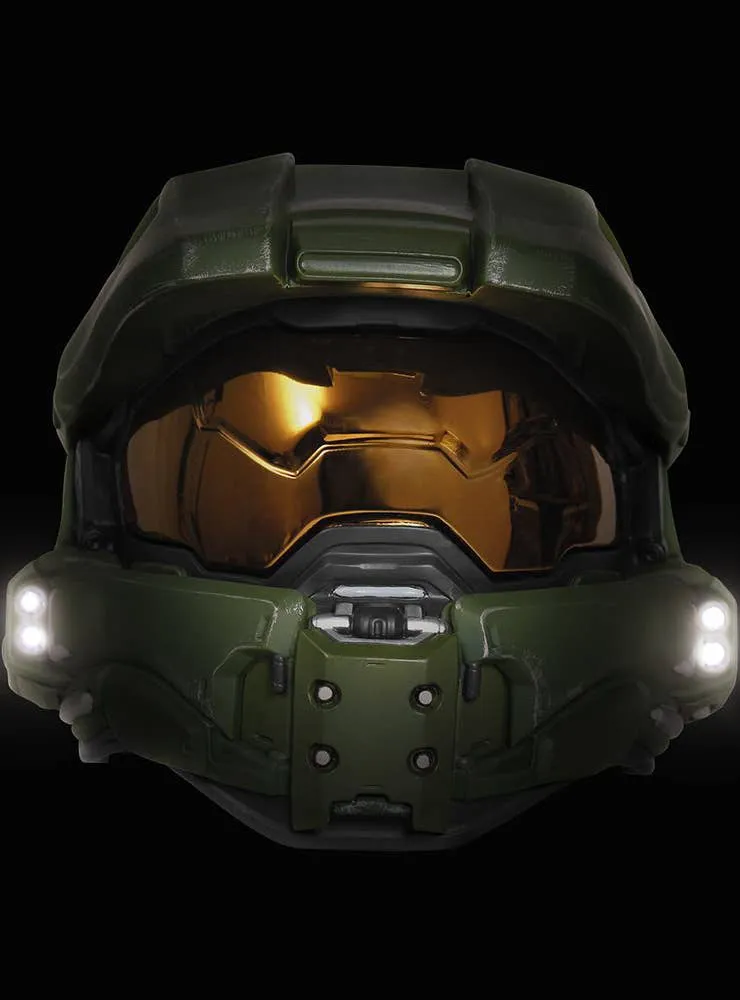 Deluxe Halo Master Chief Infinite Boys Light Up Costume Helmet