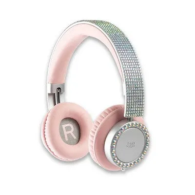 FAO Schwarz Bluetooth Wireless Rhinestone Headphones