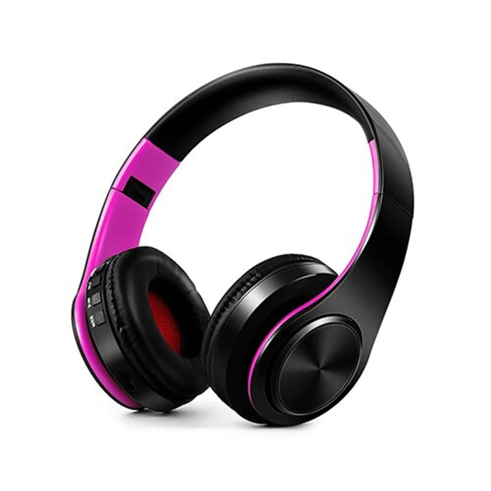 Foldable Wireless Bluetooth Stereo Headset with TF Card Slot- USB Charging