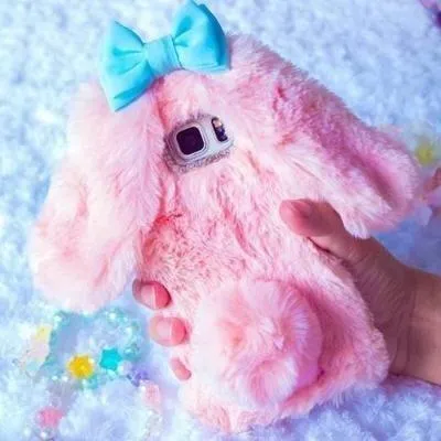 Fuzzy Bunny iPhone Case