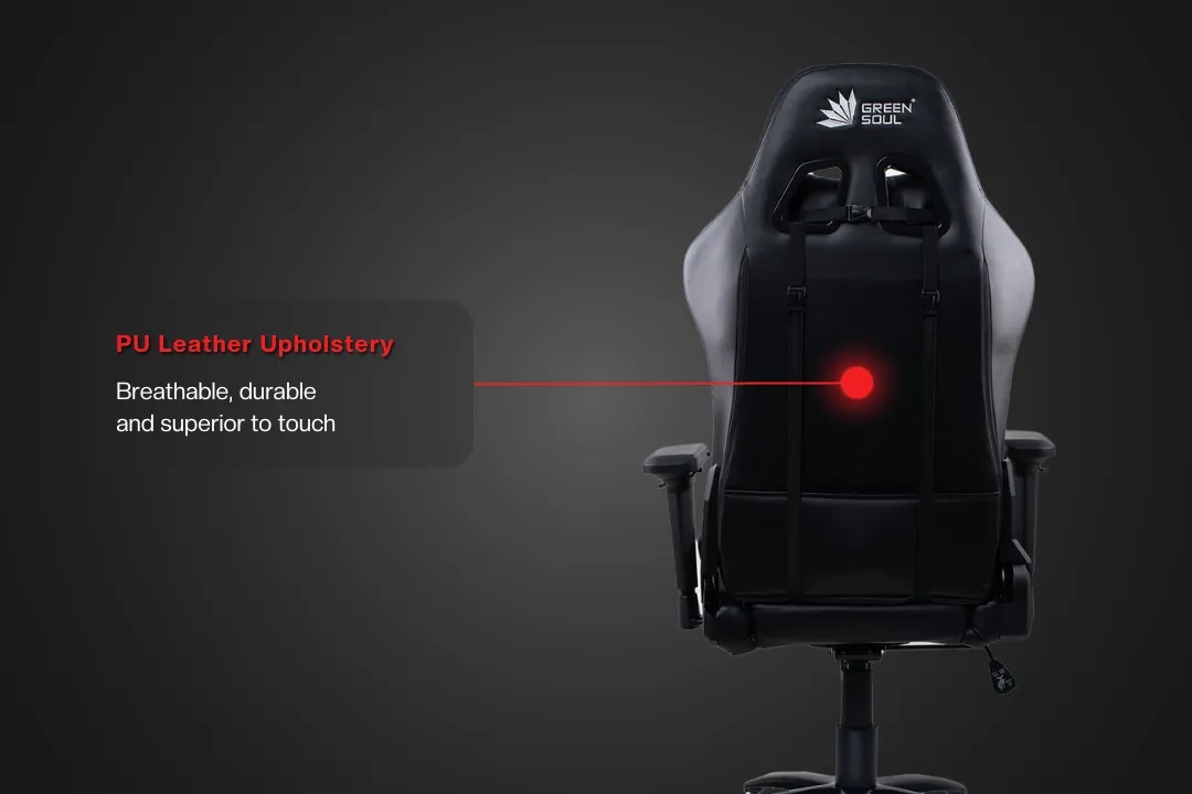 Green Soul Thunder Gaming Chair with LED RGB Lights