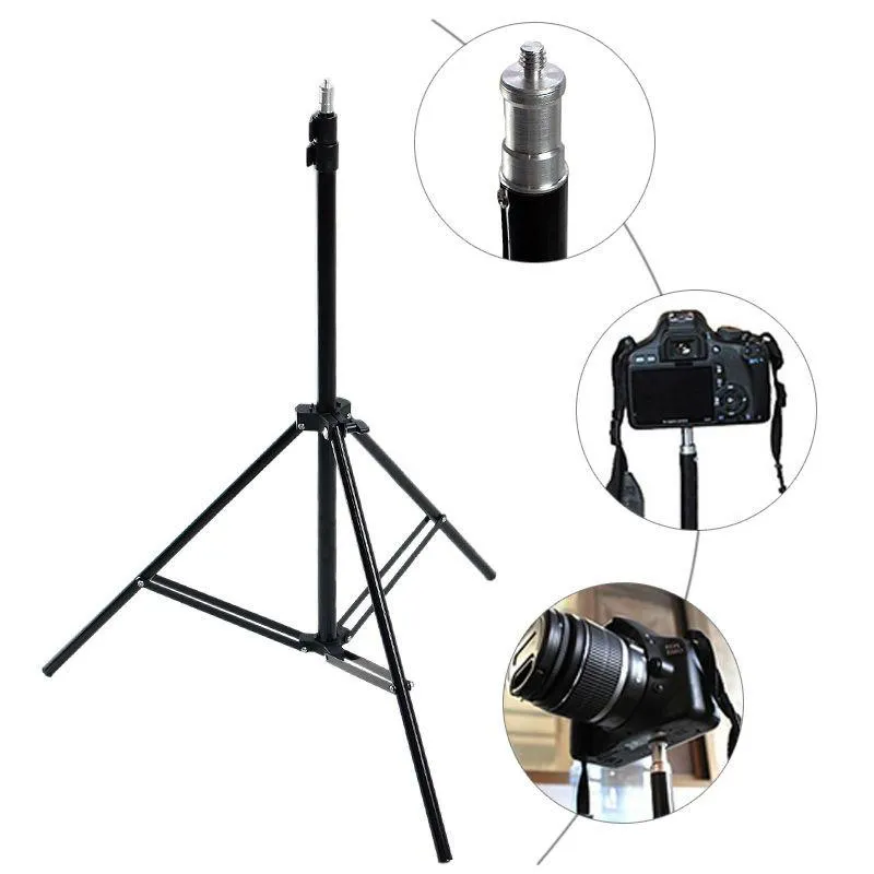 Hypop Standard 250W Double Umbrella Continuous Lighting Kit with 4 Umbrellas