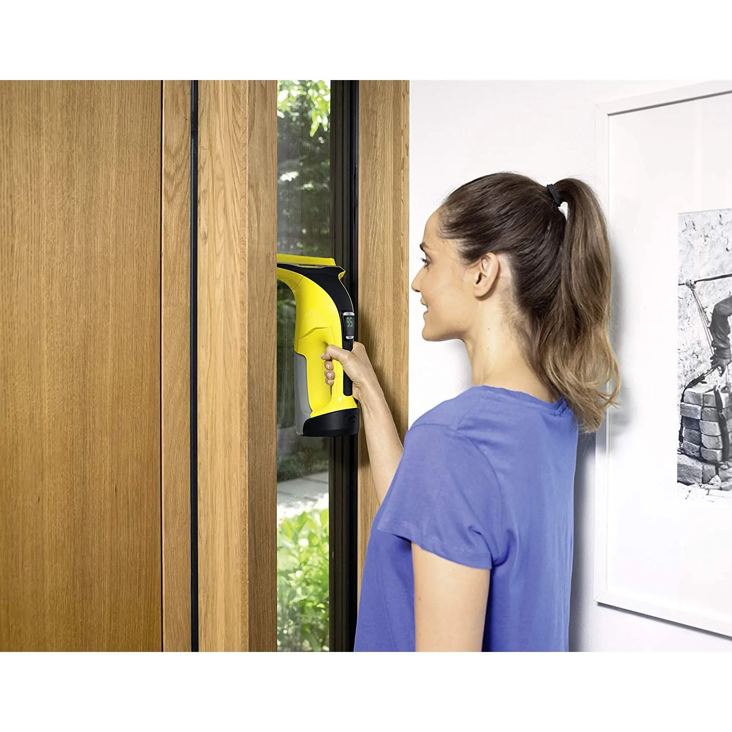 Karcher WV 6 Plus N Window Vacuum Cleaner, 10 W, 240 V (Yellow)- clearance