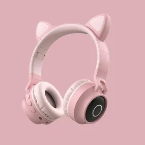 Kawaii Cat Bluetooth Wireless Headphones