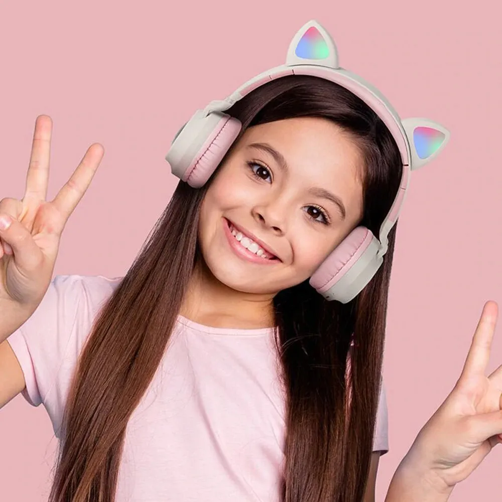 Kawaii Cat Bluetooth Wireless Headphones