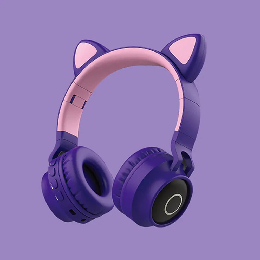 Kawaii Cat Bluetooth Wireless Headphones