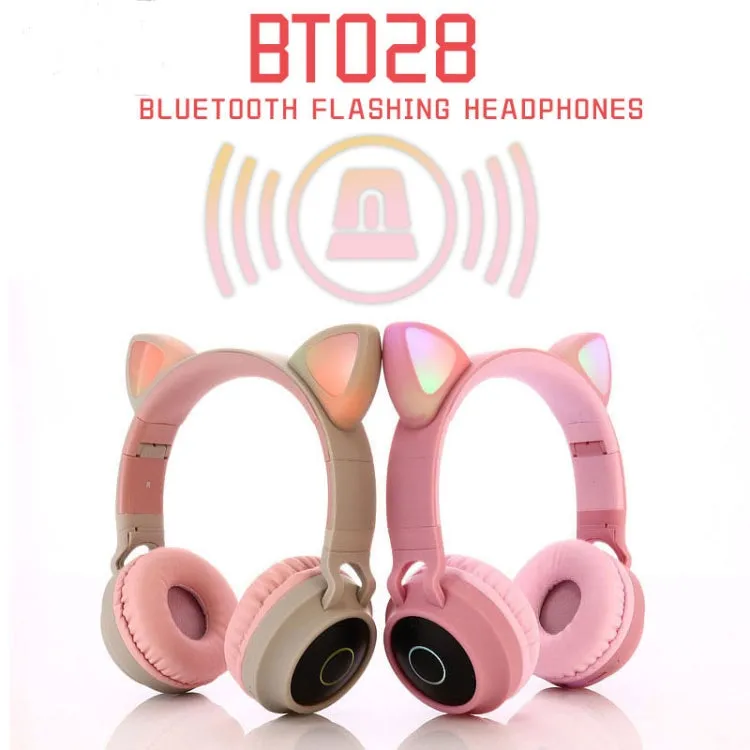 Kawaii Cat Bluetooth Wireless Headphones