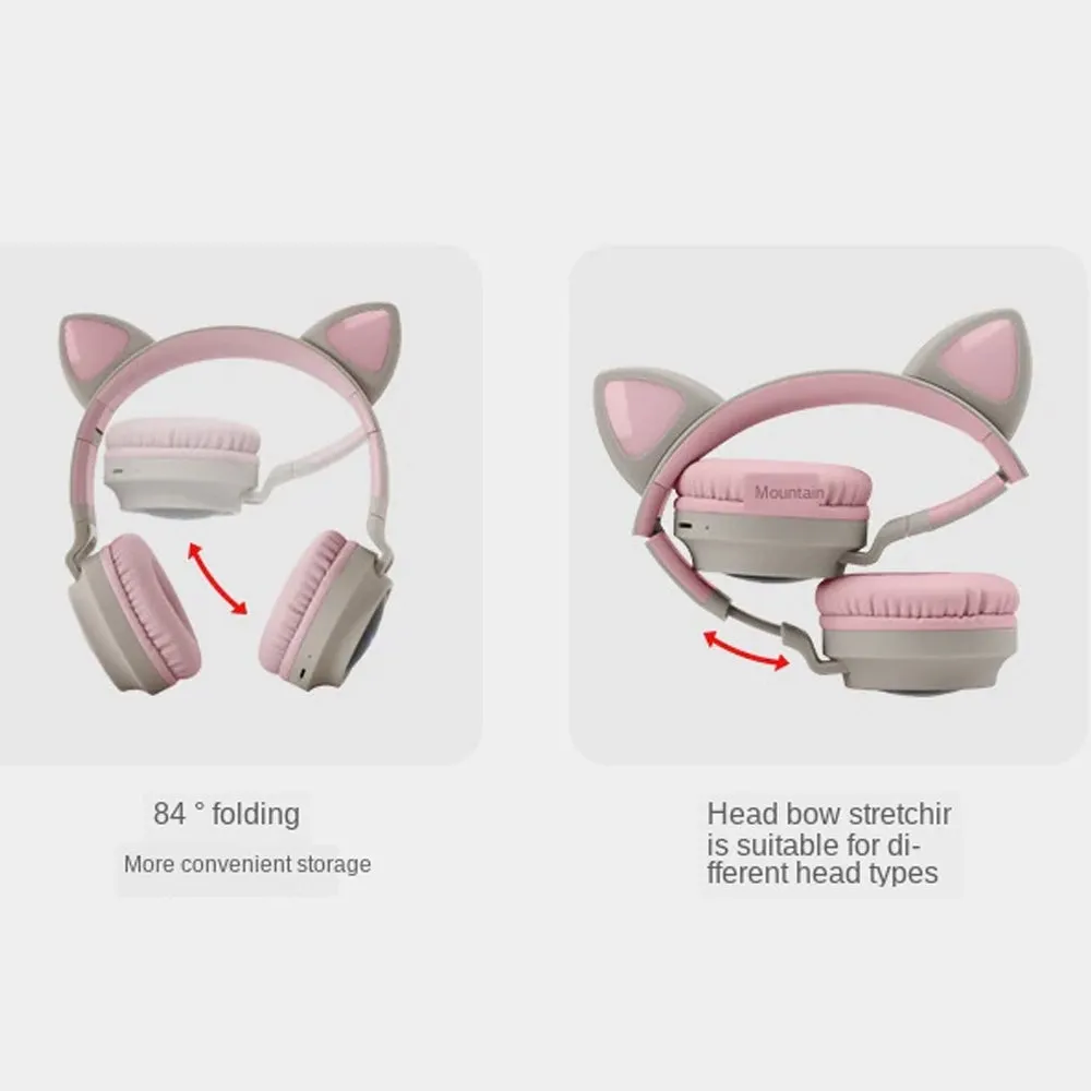 Kawaii Cat Bluetooth Wireless Headphones