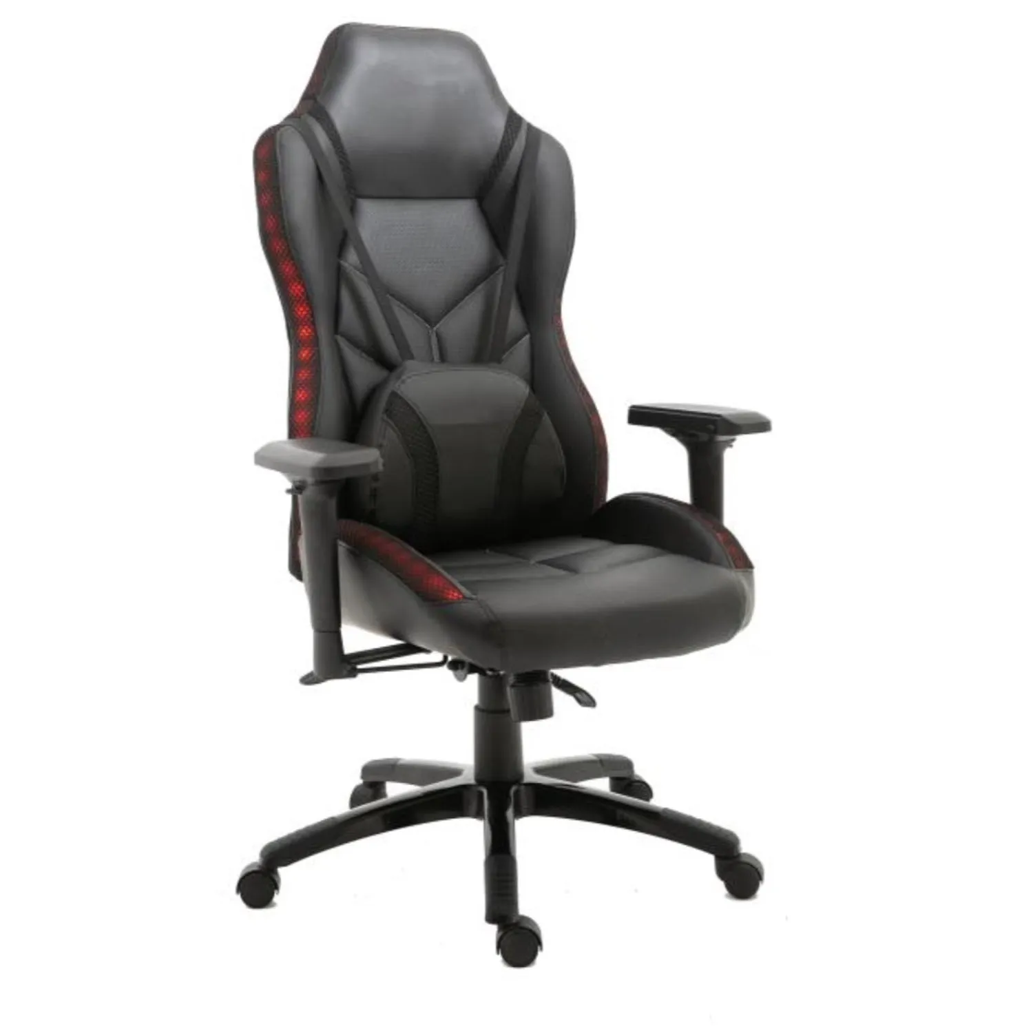 LED GAMING SERIES/ 4542 GAMING CHAIR (BLACK)