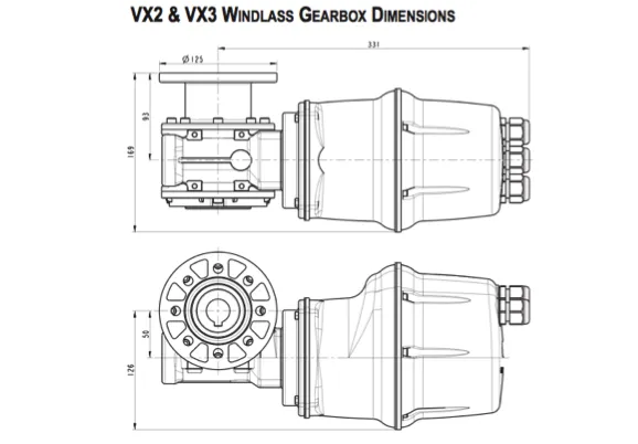 Lewmar Windlass VX2 Gypsy  3 Models