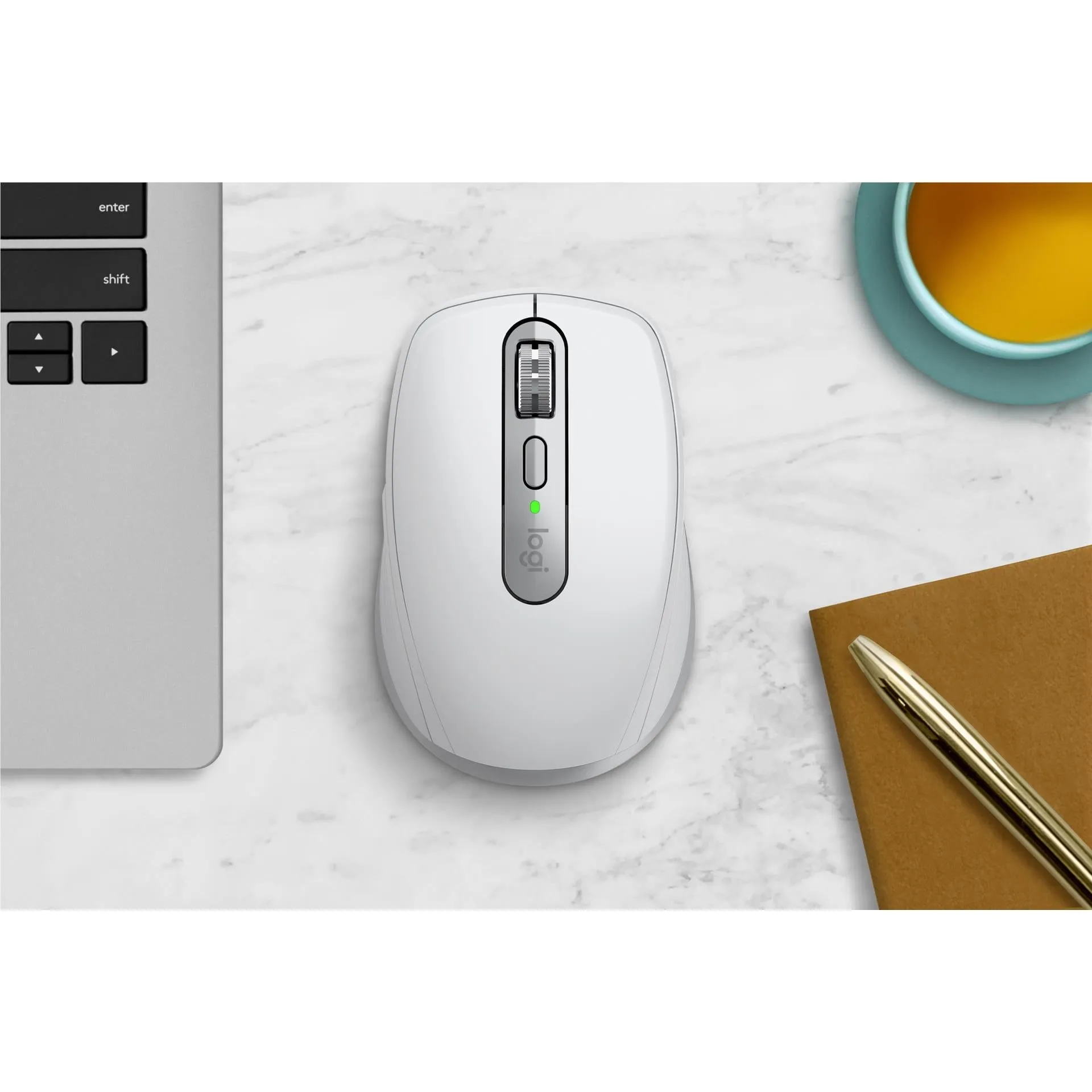 Logitech MX Anywhere 3S Wireless Mouse (Pale Grey)