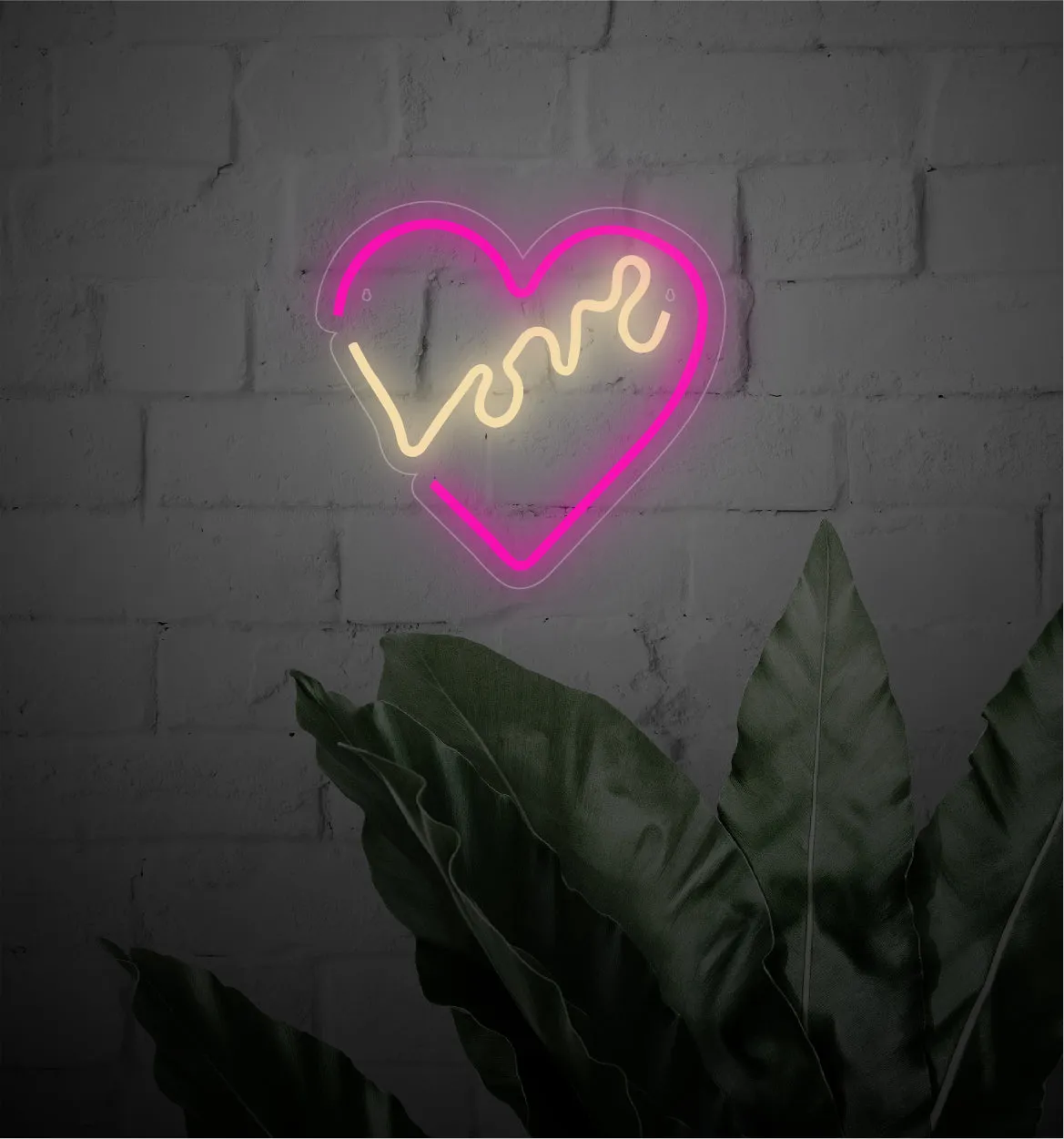 Love Neon Light Strip for Wall Kids Bedroom Office Home Decoration LED Art Indoor 13 X 12.3 Inches