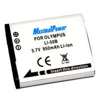 Maximal Power Li-50B (Li50B) for Olympus digital Camera