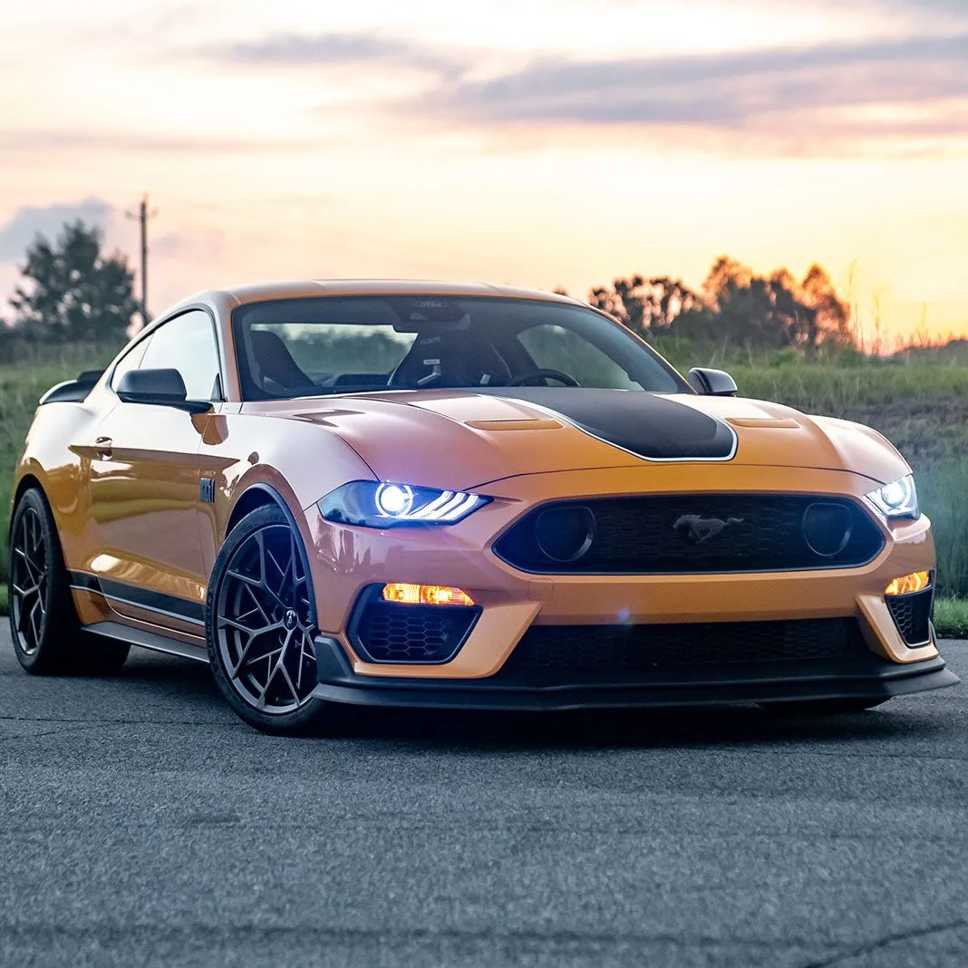 ORACLE Lighting 2018-2023 Ford Mustang "Black Series" Dynamic ColorSHIFT LED Headlights w/ Sequential Turn Signal