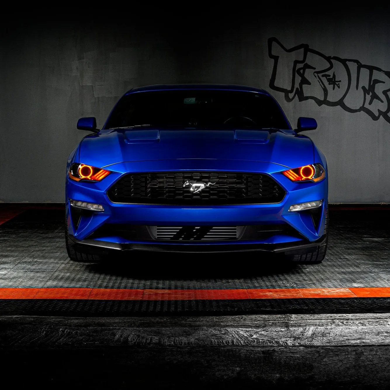 ORACLE Lighting 2018-2023 Ford Mustang "Black Series" Dynamic ColorSHIFT LED Headlights w/ Sequential Turn Signal