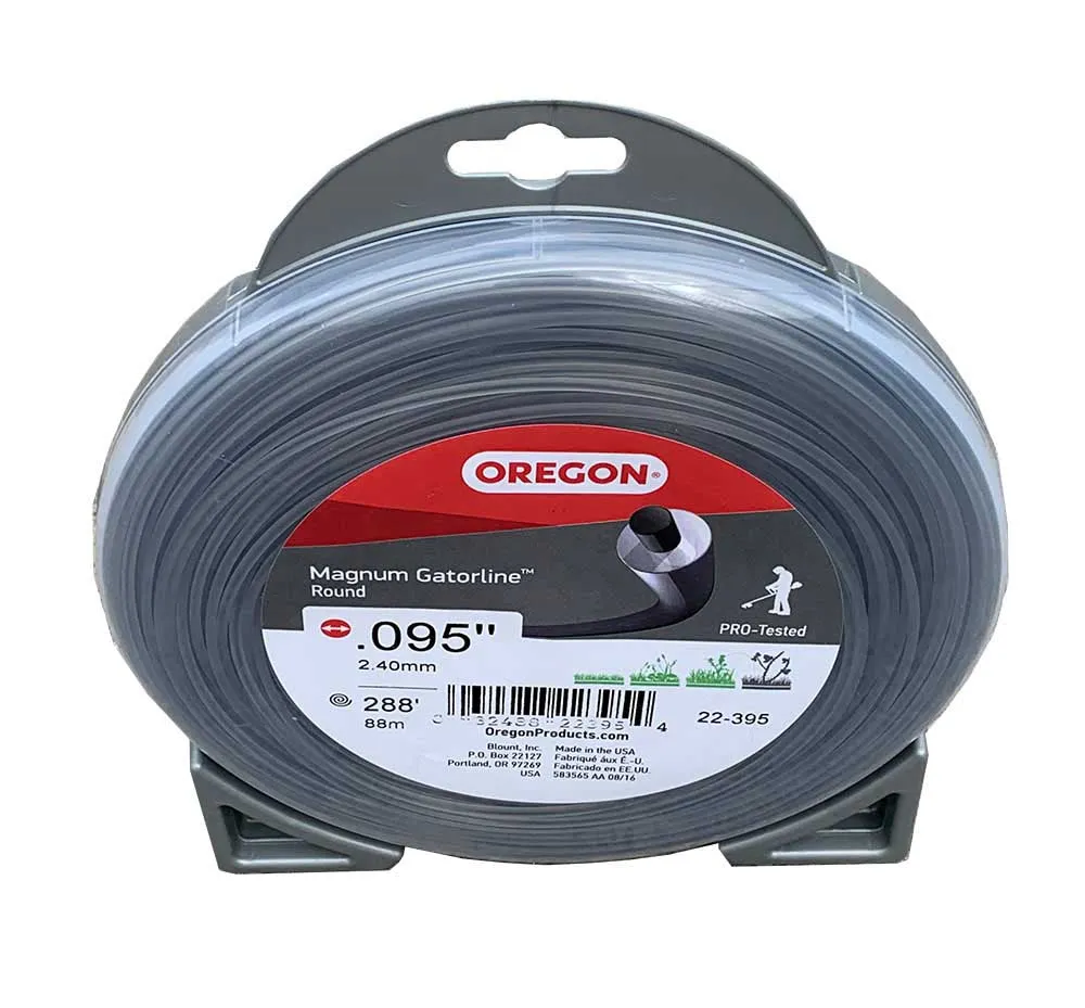 Oregon .095" ROUND Magnum Gatorline Line 1lb Roll