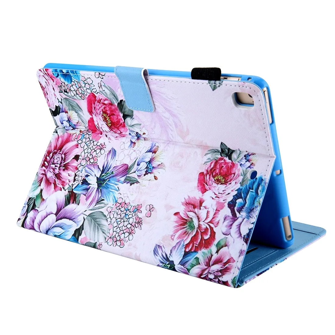 Pattern Horizontal Flip Case with Holder/ Card Slots/ Photo Frame for 10.2 Inch iPad 7th, 8th, 9th Gen