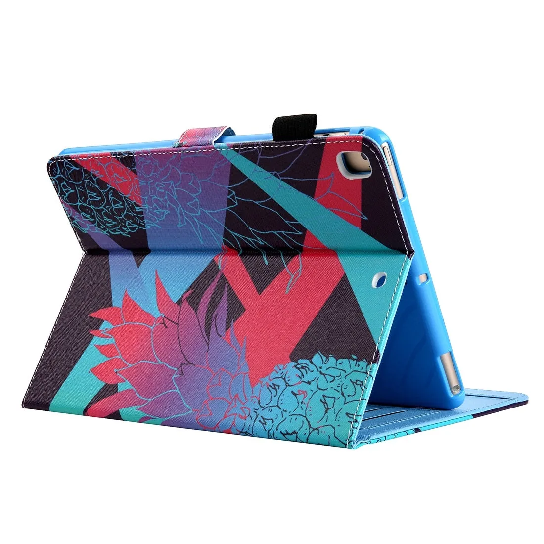 Pattern Horizontal Flip Case with Holder/ Card Slots/ Photo Frame for 10.2 Inch iPad 7th, 8th, 9th Gen