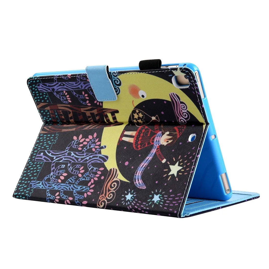 Pattern Horizontal Flip Case with Holder/ Card Slots/ Photo Frame for 10.2 Inch iPad 7th, 8th, 9th Gen