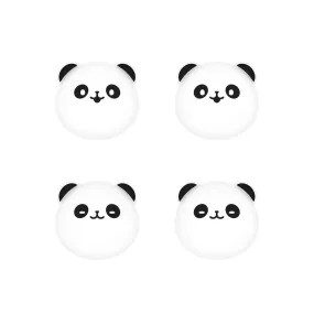 PlayVital Chubby Panda Cute Thumb Grip Caps for PS5/4 Controller, Silicone Analog Stick Caps Cover for Xbox Series X/S, Thumbstick Caps for Switch Pro Controller - PJM3012