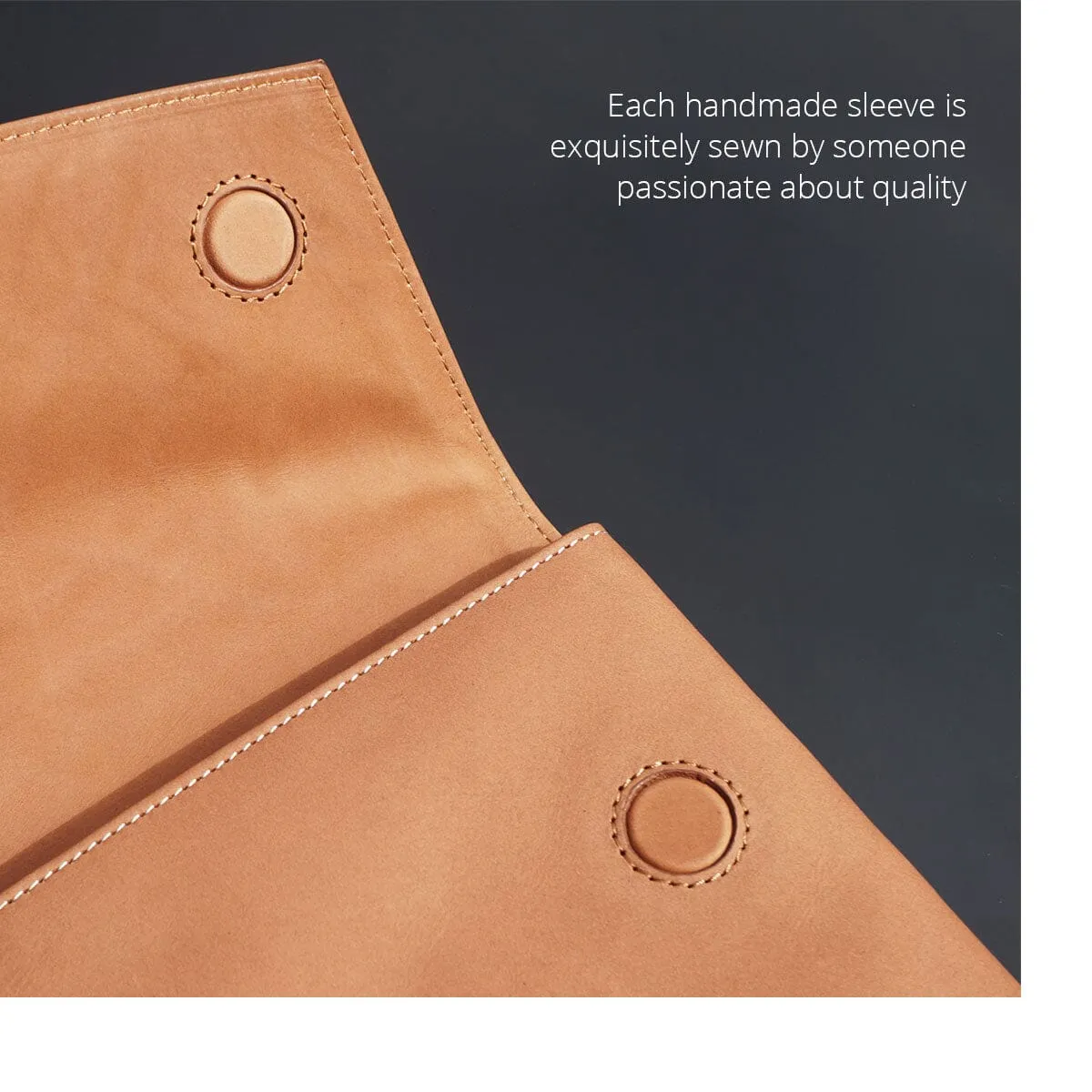 Premium Leather iPad 10.9 Sleeve