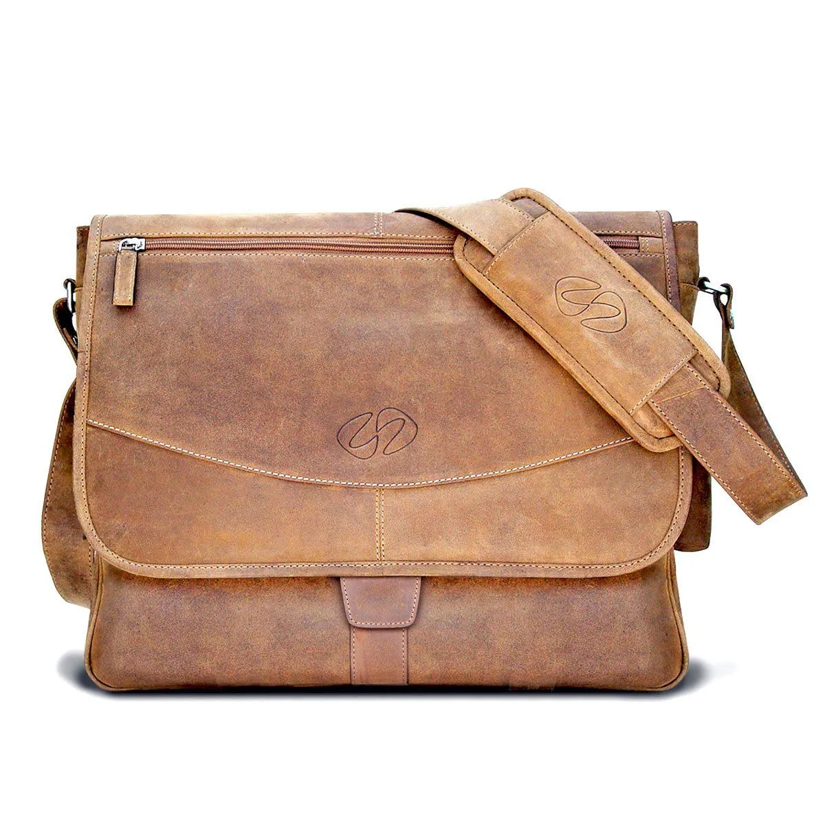 Premium Leather Messenger Bag