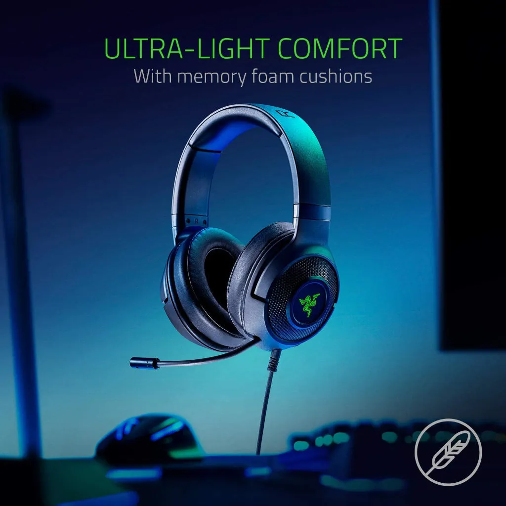 Razer Kraken V3 X Wired USB Gaming Headset