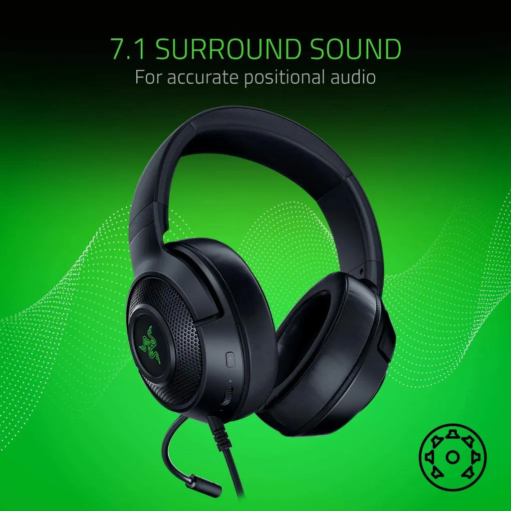 Razer Kraken V3 X Wired USB Gaming Headset