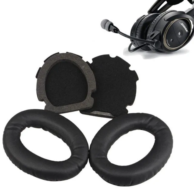 Replacement Ear Pads Cushions for Aviation Headset X A10 A20 Bose Headphones